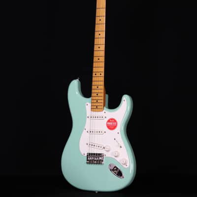 Squier Classic Vibe 50s Stratocaster HT, Maple FB, Surf Green image 6