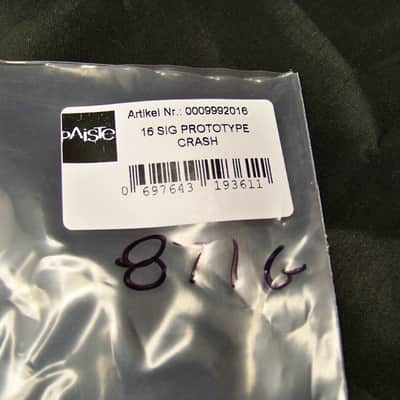 Paiste Signature Prototype 16" Crash Cymbal/Model # CY0009992016/New/871 Grams image 5