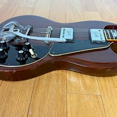 1972 USA Gibson SG Pro Electric Guitar w/ OHSC, Bigsby Tail Piece, P90 Pickups, Very Good Condition image 7