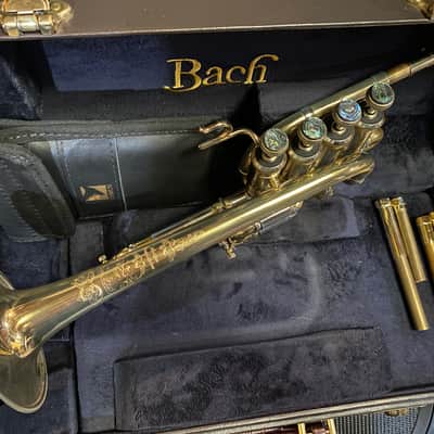 Bach Stradivarius AP190 Artisan Piccolo Trumpet Lacquer Osmun Blueprinted image 5
