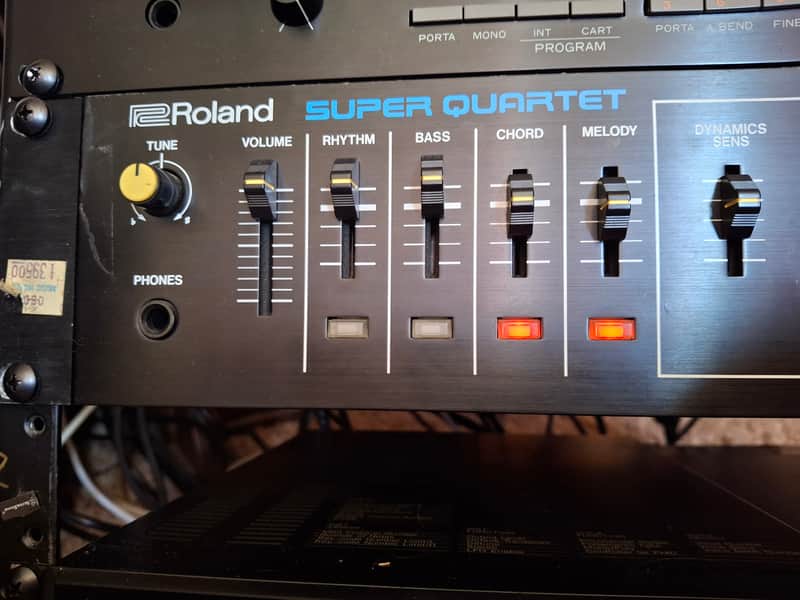 Roland MKS-7 Super Quartet Synthesizer Module 1985-1989 - Black image 1