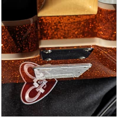 2023 G&L USA Build to Order S-500 - Double Bound - Orange Metal Flake image 20
