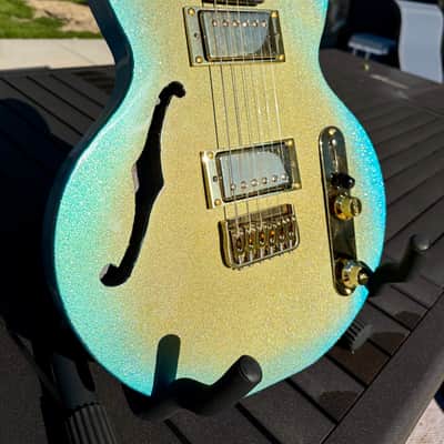 Epic Tele/semi hollow Doublecut semi hollow 2026 - Caribbean burst 2k imperium image 2