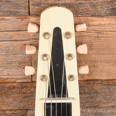 Supro Comet Lap Steel White 1956 image 6