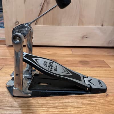 Tama HP200P Iron Cobra 200 Series Single Bass Drum Pedal 2010s - Black/Chrome image 3