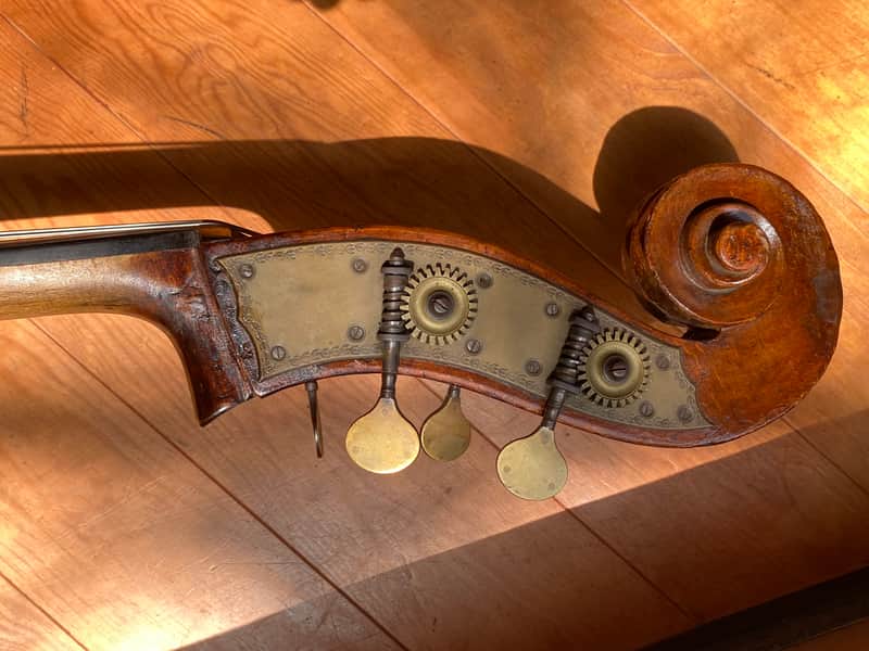 Double bass 3/4 circa 1800 3/4 swell back Pro instrument image 1