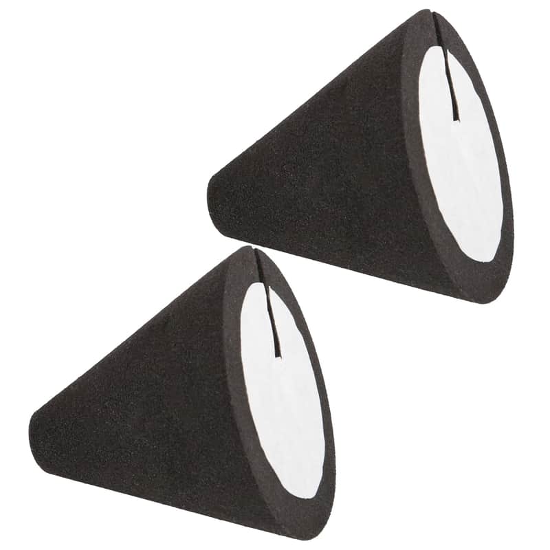 Brand New  Electronic Drum Piezo Trigger Cone Parts 1.38 x 1.46 Inch Black Pack of 2 image 1