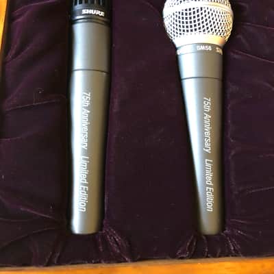 SHURE 75th Anniversary SM57 & SM58 Collector Set in LTD ED Box image 3