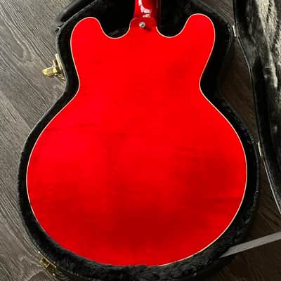 2025 The Heritage H535 Trans Red Flamed Maple Body image 7
