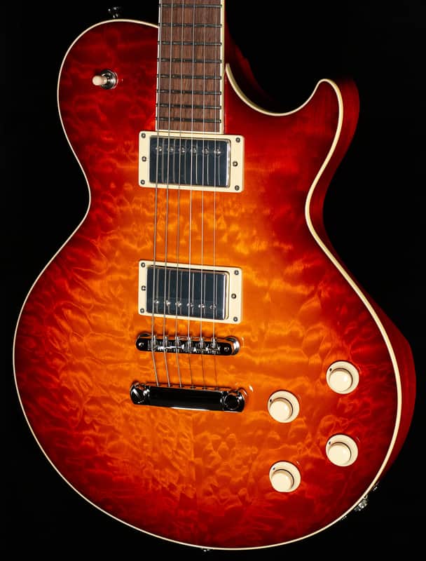 Collings City Limits Deluxe Dark Cherry Sunburst Premium Quilt Top (625) image 1