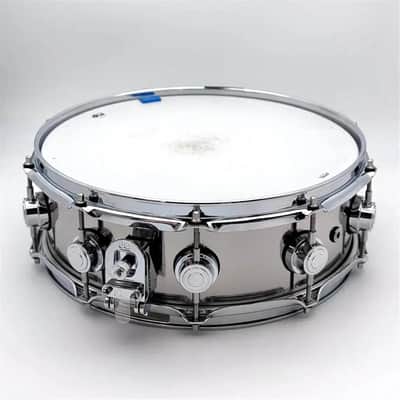 Used DW Collectors Stainless Steel Snare Drum 14x4.5 - Very Good image 2