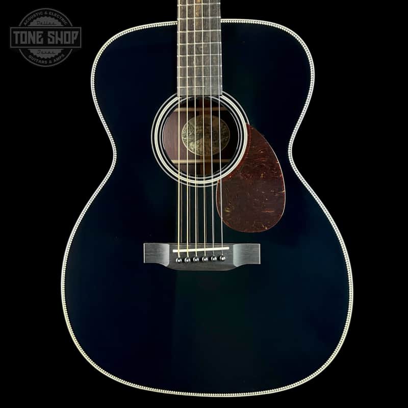 Collings OM2H Jet Black Top Sitka/EIR w/case 36920