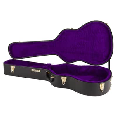 Gretsch G6292 Flat-Top Hard-Shell Case for Acoustic Orchestra and Rancher Jr. Guitars with Durable Telex Finish and Robust Wood Construction (Black) image 6