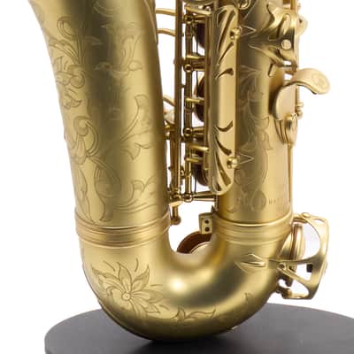Antigua Winds Model AS4348CU Alto Saxophone in Unlacquered Brass SN UAS110015 image 9