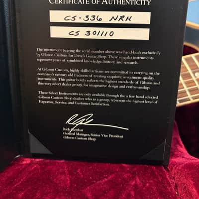 2013 Gibson Custom Shop CS-336 Benchmark Limited Edition Pelham Blue Dave Grohl -SUPER CLEAN- image 10