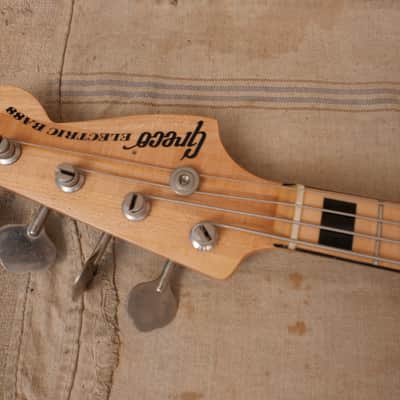 Greco Jazz Bass 1970's - Sunburst image 9