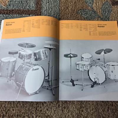 Vintage 1973 Premier Full-Line Drum Catalog! Rare, Original Case Candy, Paperwork! image 5