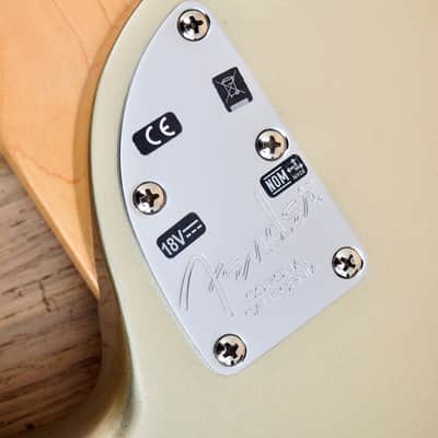 2017 Fender American Elite Jazz Bass V 5 String Near Mint Champagne w/ Case & Tags image 14