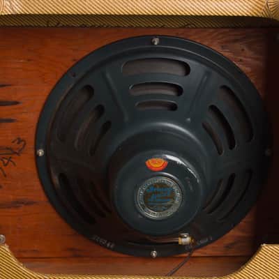 Fender  Deluxe Model 5C3 Tube Amplifier (1954), ser. #2071. image 14