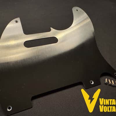 PREMIUM Fender American Telecaster Pickguard with Aged Screws- Black Bakelite 5-Hole USA Made image 1