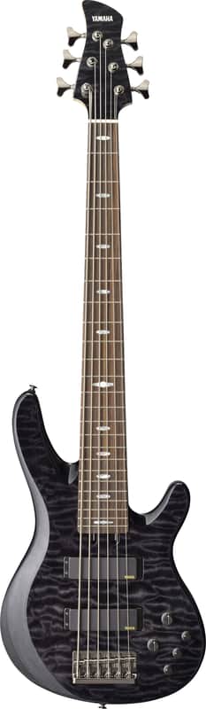 Yamaha TRB1006J 6-String -  Translucent Black w/ Gator case image 1