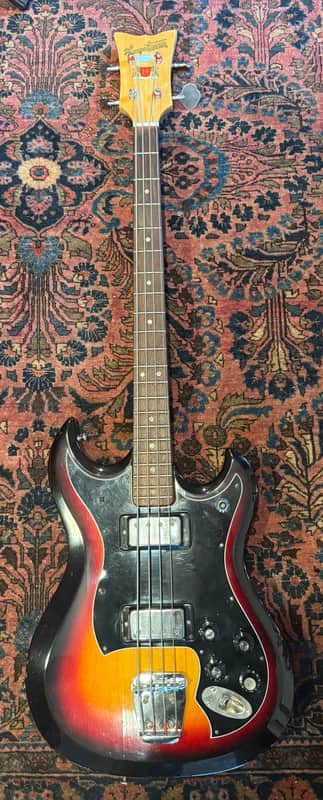 Hagstrom H II BN/F400N ca. 1973 - sunburst image 1