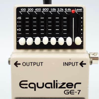 Boss GE-7 Equalizer 1988 Made in Japan ACA Vintage Guitar Effect Pedal 903828 image 3