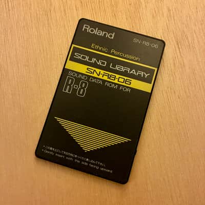 Roland SN-R8-06 Ethnic Percussion 1990s - Black