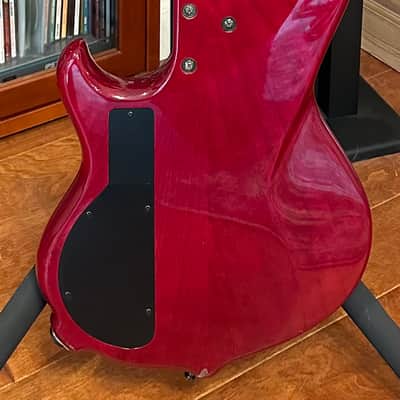 Conklin GT-5 Bass Guitar Late 90s Red Grain image 6