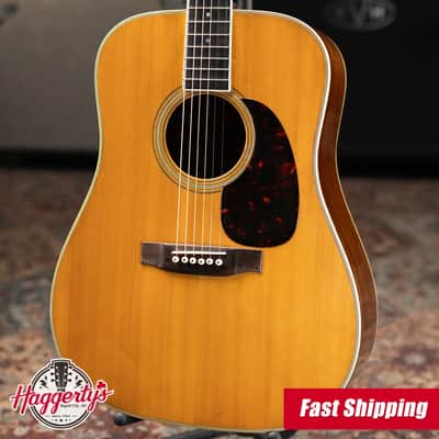 Martin Vintage 1965 D-35 Dreadnought Brazilian Rosewood/Spruce Acoustic Guitar with Hardshell Case - Used image 1