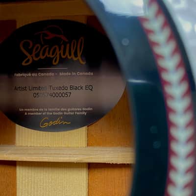 Seagull Artist Tuxedo Anthem EQ 2023 - Present - Black image 5