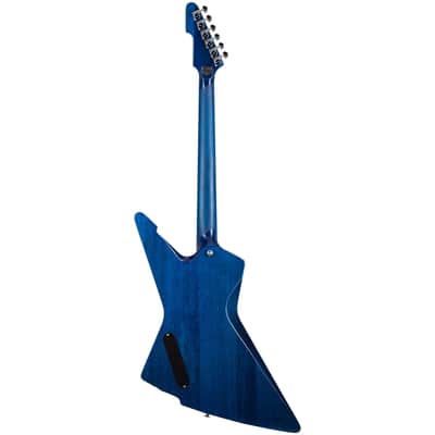 Schecter E-1 Electro Resin Transparent Blue image 6