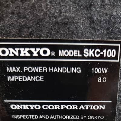 Onkyo Onkyo SKC-100  home theater center channel speaker 90s  - Black image 3