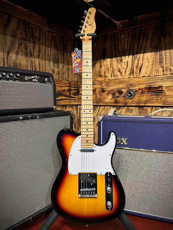 Tagima TW-55 T-Style Guitar with Maple Fretboard Sunburst image 1