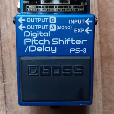 Boss PS-3 Digital Pitch Shifter/Delay (Pink or Dark Gray Label) 1994 - 1999 - Blue image 1