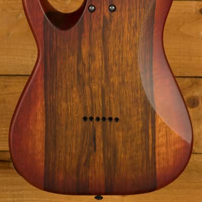 Schecter Sun Valley Super Shredder Exotic HT Ziricote - Ebony - Faded Vintage Sunburst Satin image 2