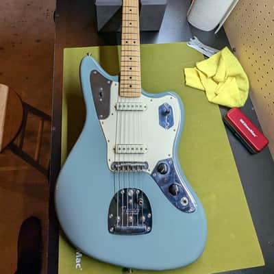 2017 - 2019 Fender American Professional Jaguar with Maple Fretboard - Sonic Grey image 1