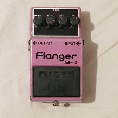 Boss BF-2 Flanger Pedal vintage Made In Japan 1981 - "Silver Screw" Era With 9V Mod image 1