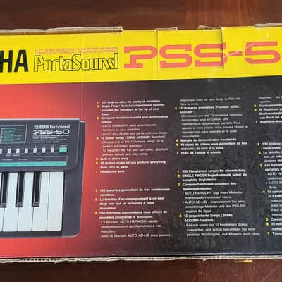 Yamaha PSS-50 Vintage Sound Rompler with Box, Manual and Power Adapter image 6