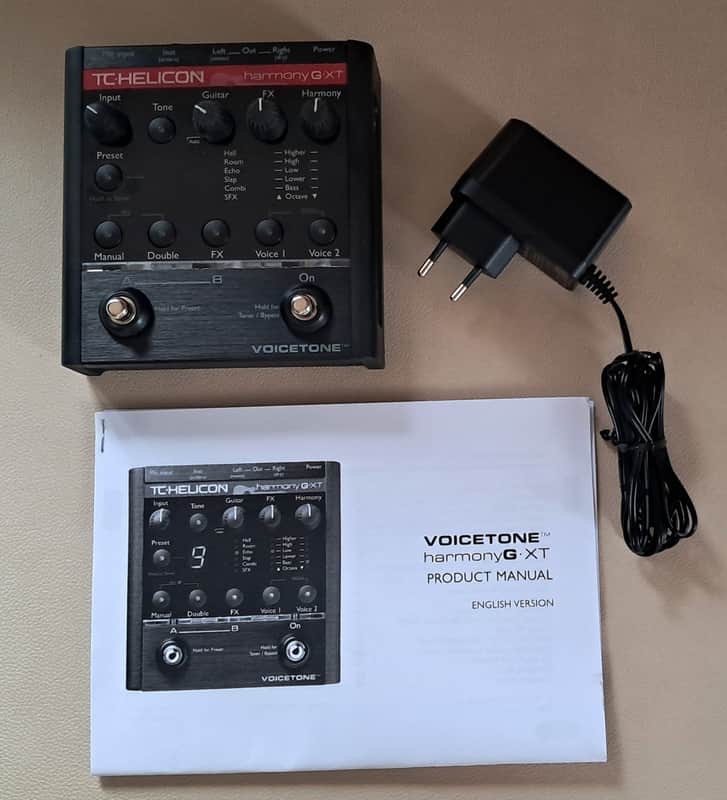 TC Helicon VoiceTone Harmony-G XT + power suply, Manual, NEW firmware!!! image 1
