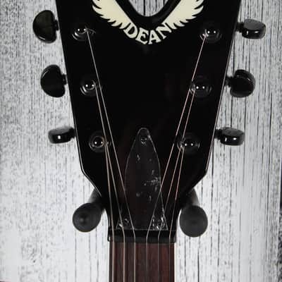 Dean ML 79 Solid Body Electric Guitar Black To Blue Fade Finish image 10