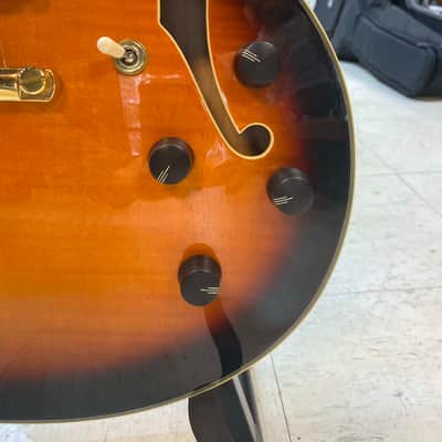 D'Angelico Excel EX-DC Semi-Hollow with Stop-Bar Tailpiece Vintage Sunburst image 4