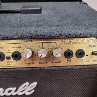 Marshall Valvestate 80V Model 8080 2-Channel 80-Watt 1x12" Guitar Combo 1991 - 1998 - Black image 4