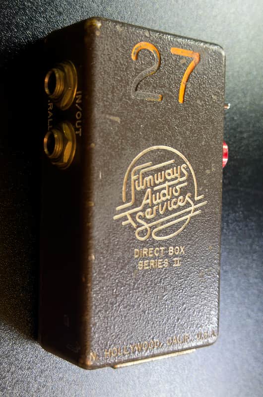 Filmways Audio Services Direct Box Series II 1970's (Wally Heider) image 1