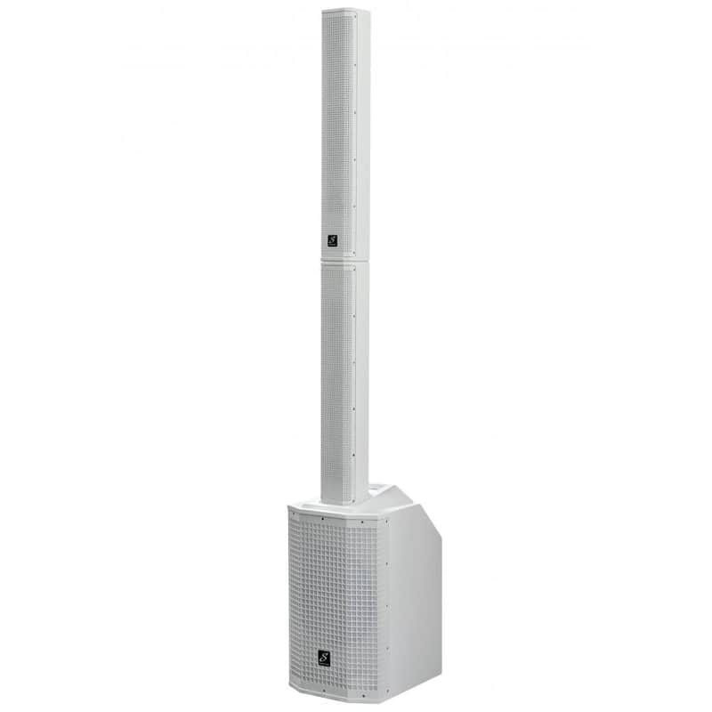Studiomaster Direct121MX-WH Compact Vertical PA System In White image 1