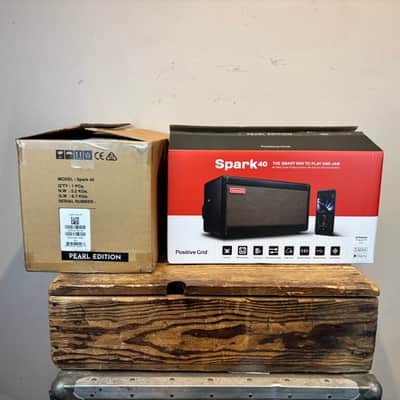 Positive Grid Spark 40-watt 2x4" Combo Amplifier - Pearl White image 13
