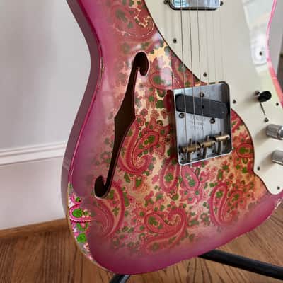 Fender Custom Shop Limited Edition 50’s Thinline Telecaster Relic - Pink Paisley - NAMM Display Model w/ Full Case Candy & COA image 7