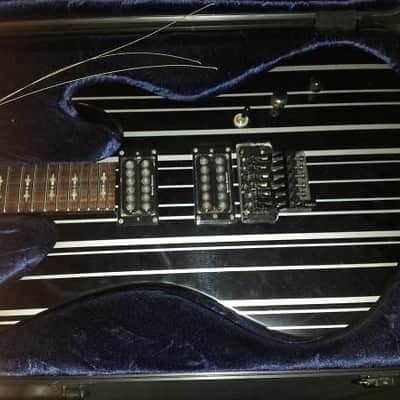 Schecter Synyster Gates Standard Electric Guitar-Black w/Custom Case& EVH D-Tuna image 2