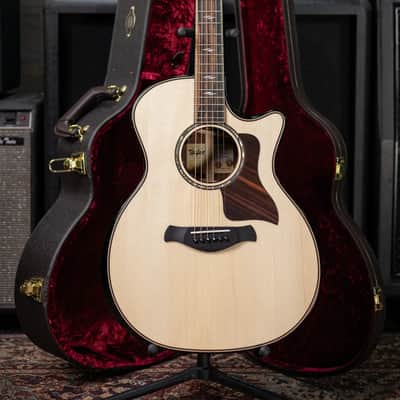 Taylor Builder's Edition 814ce Acoustic/Electric Guitar - Adirondack Spruce with Deluxe Hardshell Case image 12