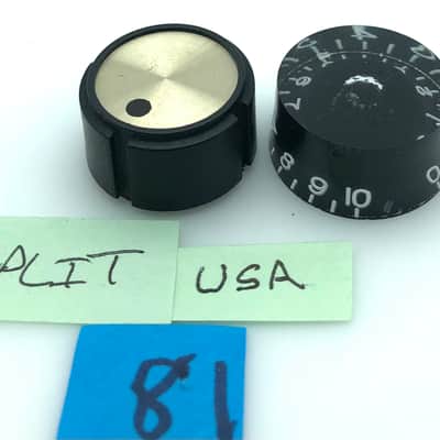 Vintage Reflector Knob 19?? Black/Gold image 5
